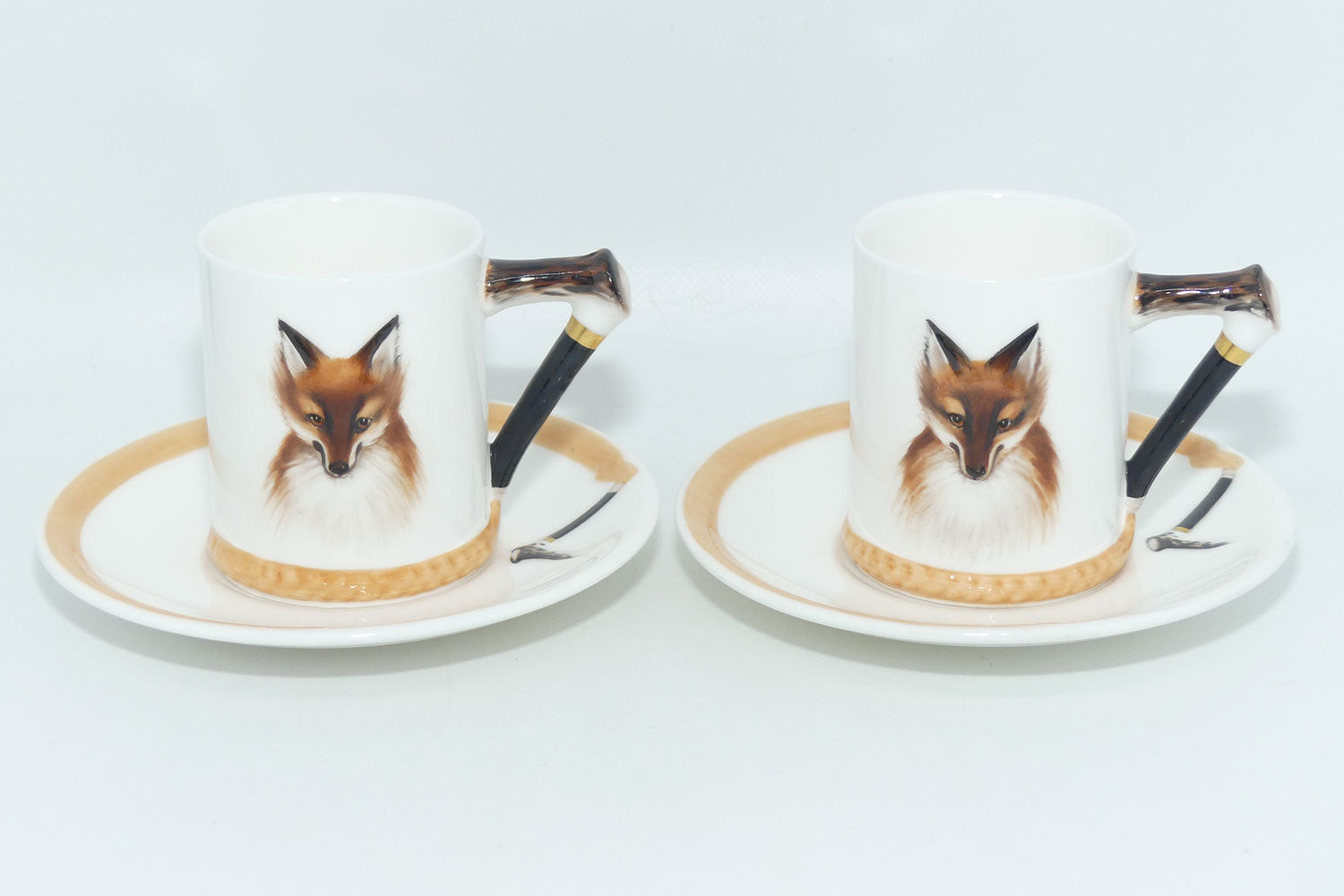 Royal Doulton Reynard the Fox set of 6 coffee demi tasses H4927 