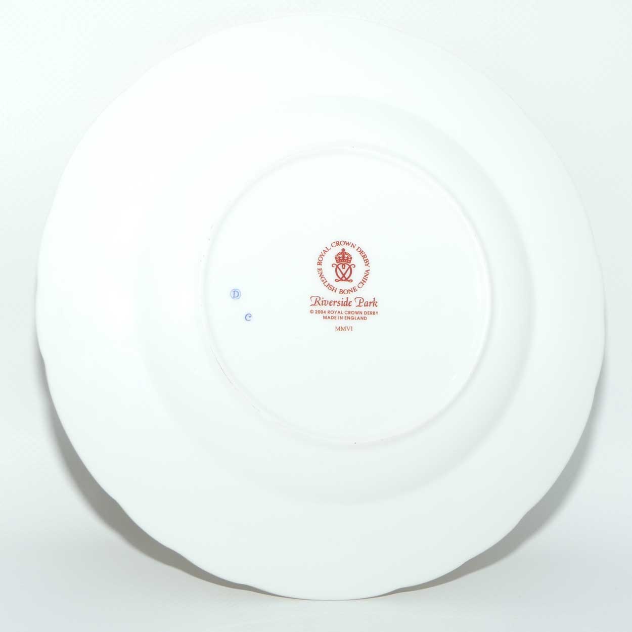 Royal Crown Derby Riverside Park pattern plate | 21.5cms | boxed