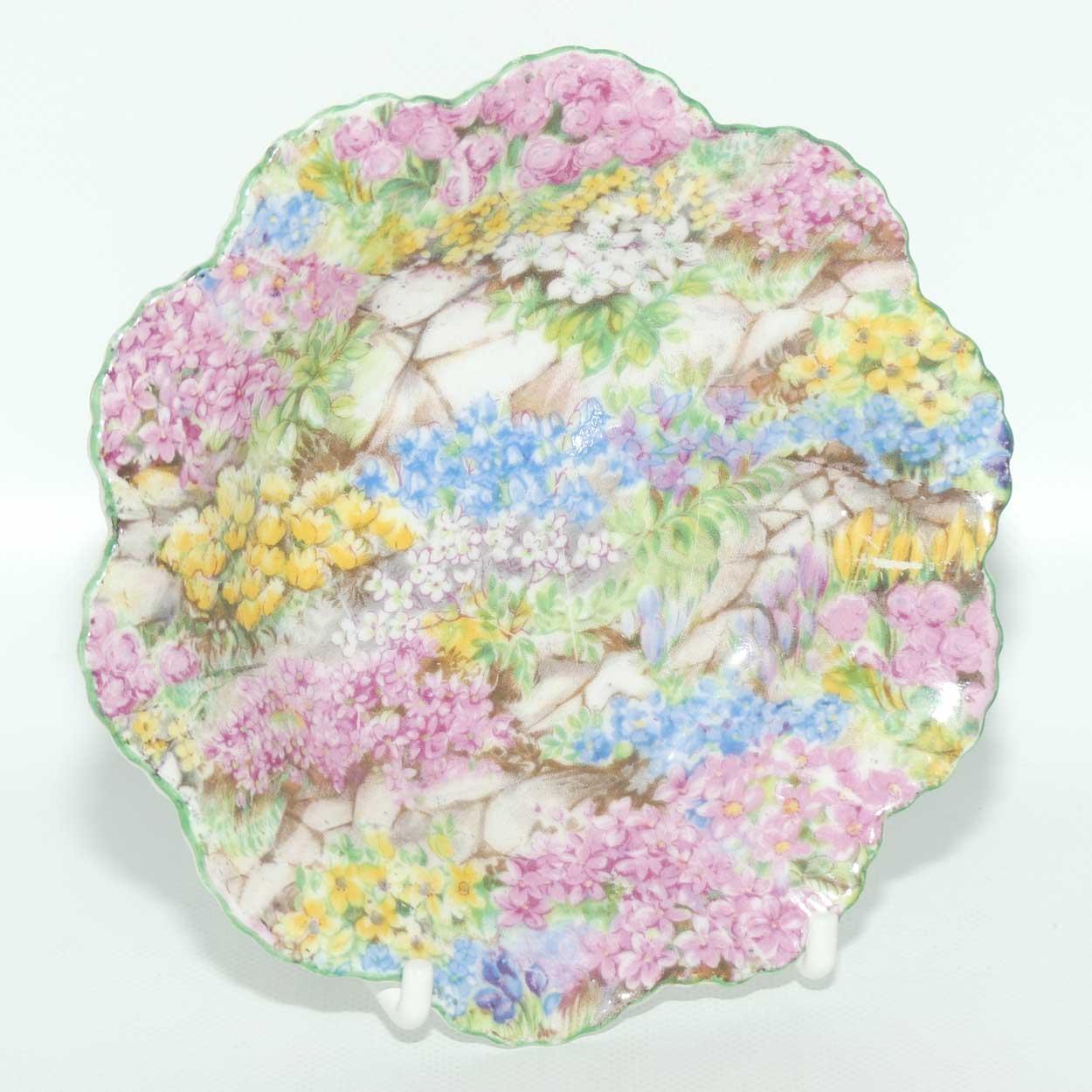 Shelley Dainty shape Rock Garden pin dish