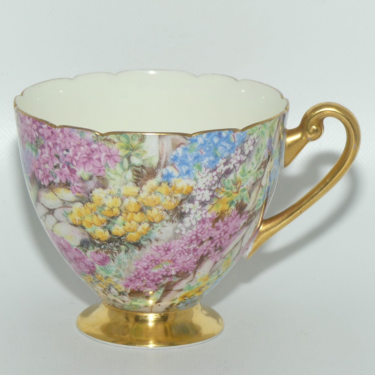 Shelley Ripon shape Rock Garden tea duo | 13385