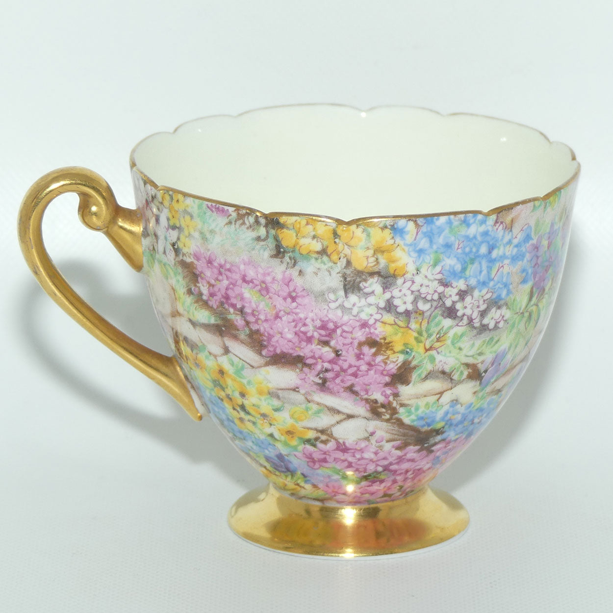 Shelley Ripon shape Rock Garden tea duo | 13385