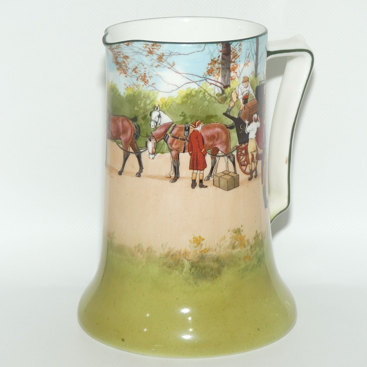 Royal Doulton Coaching Days Rocket jug E2768 | rare Blue Sky variation