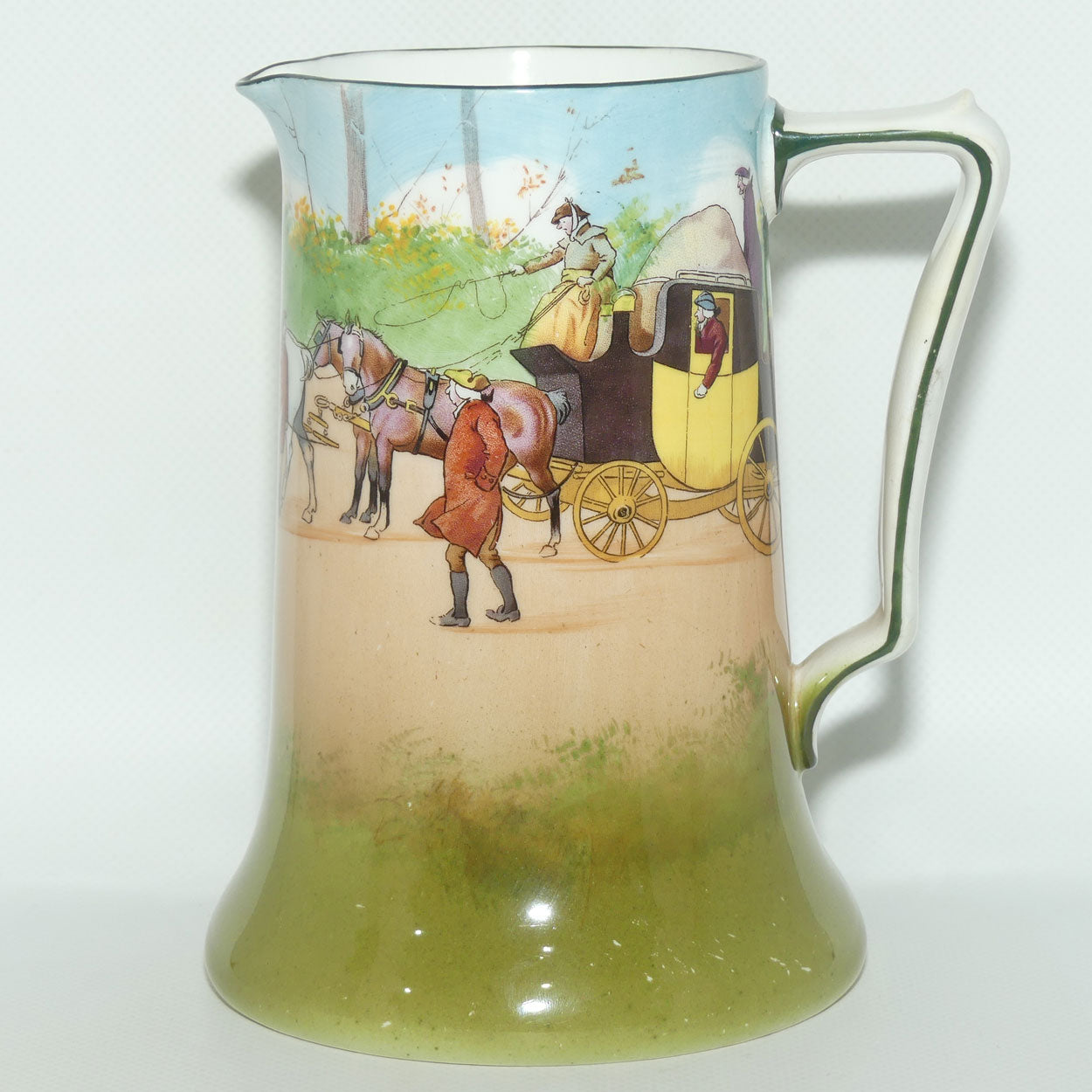 Royal Doulton Coaching Days Rocket jug E2768 | rare Blue Sky variation | #2