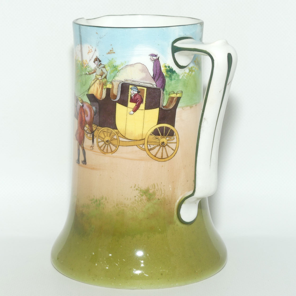 Royal Doulton Coaching Days Rocket jug E2768 | rare Blue Sky variation | #2