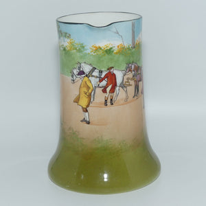 Royal Doulton Coaching Days Blue Sky Yellow Door jug E2768 | Seriesware