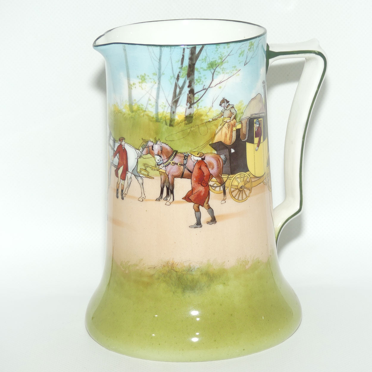 Royal Doulton Coaching Days Rocket jug E2768 | rare Blue Sky variation