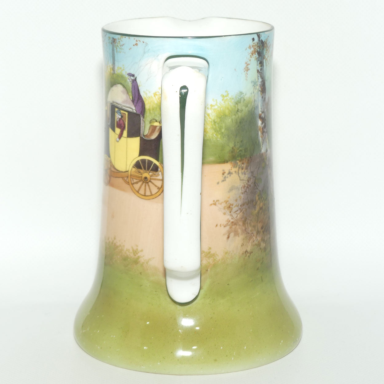Royal Doulton Coaching Days Rocket jug E2768 | rare Blue Sky variation | some wear