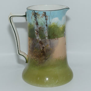 Royal Doulton Blue Sky | Coaching Days Rocket jug E2768 | some wear