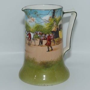 Royal Doulton Blue Sky | Coaching Days Rocket jug E2768 | some wear