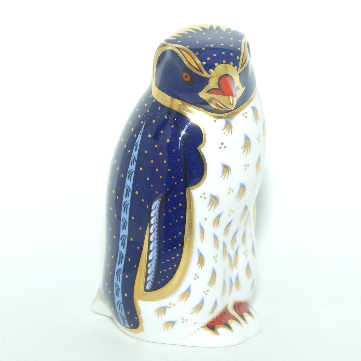 Royal Crown Derby paperweight | Rockhopper Penguin | boxed