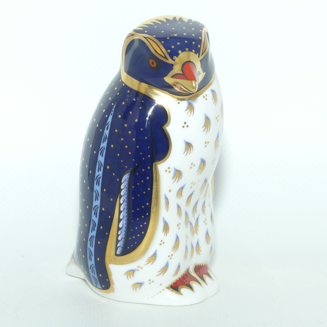 Royal Crown Derby paperweight | Rockhopper Penguin | boxed