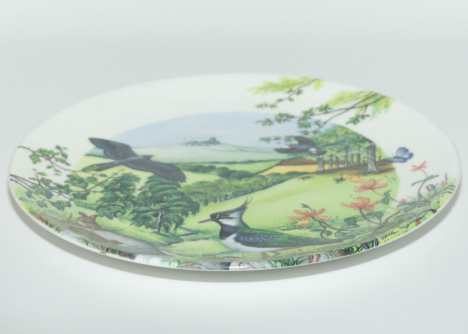 Wedgwood Colin Newman's Country Panorama plate #4 | Bradex 26 W90 27.4 | Rolling Hills and Grasslands