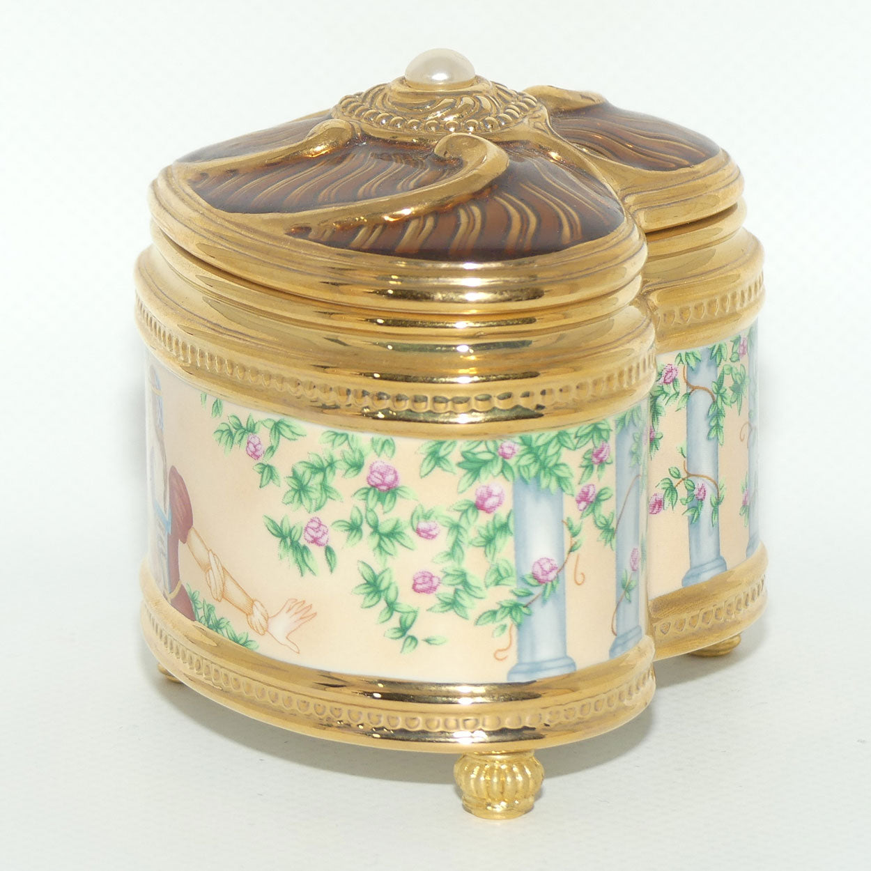 Franklin Mint | House of Faberge musical trinket box | Romeo and Juliet