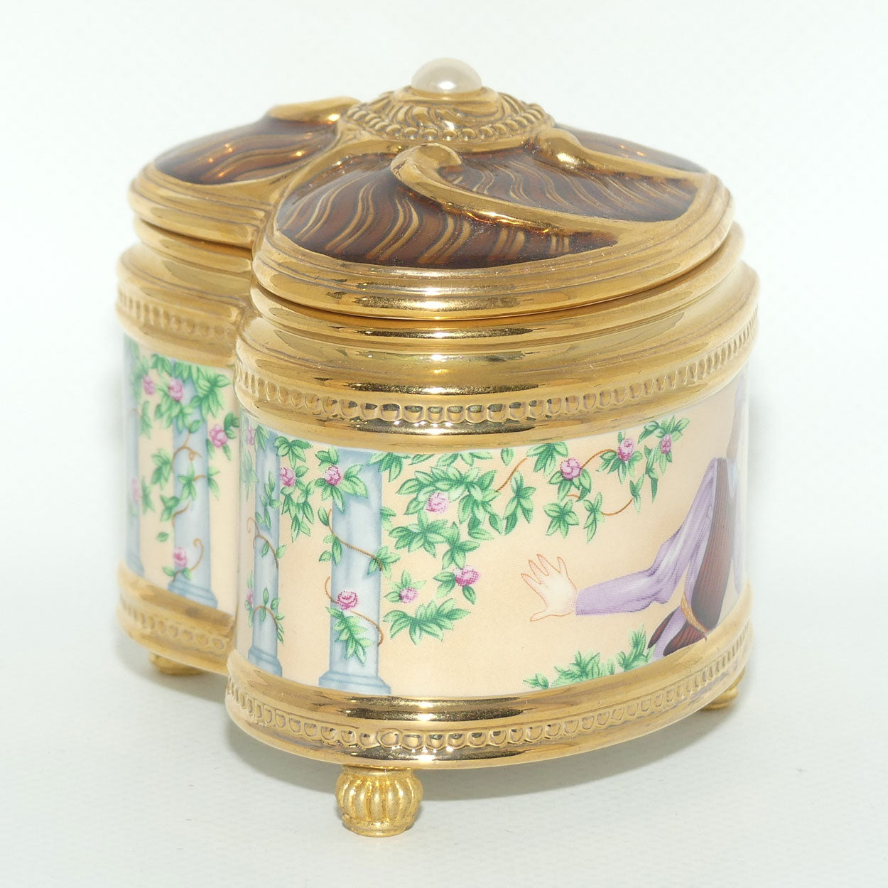 Franklin Mint | House of Faberge musical trinket box | Romeo and Juliet
