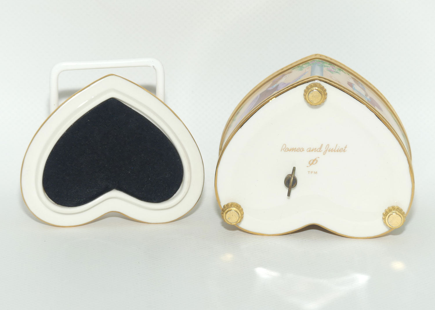 Franklin Mint | House of Faberge musical trinket box | Romeo and Juliet