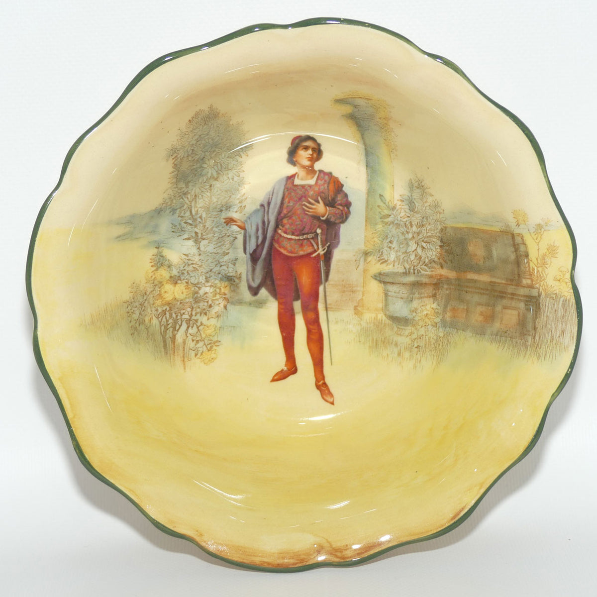 Royal Doulton Shakespearean Romeo fruit bowl D3596