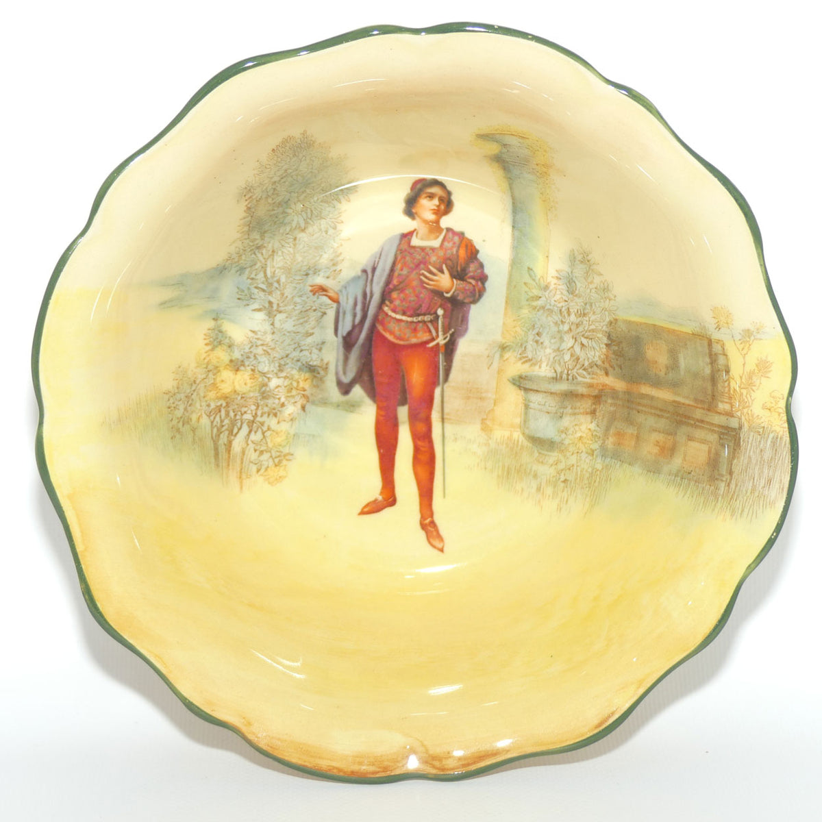 Royal Doulton Shakespearean Romeo fruit bowl D3596