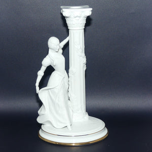 Franklin Mint | The Romeo and Juliet Porcelain Candlesticks by Stuart Mark Feldman