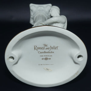 Franklin Mint | The Romeo and Juliet Porcelain Candlesticks by Stuart Mark Feldman