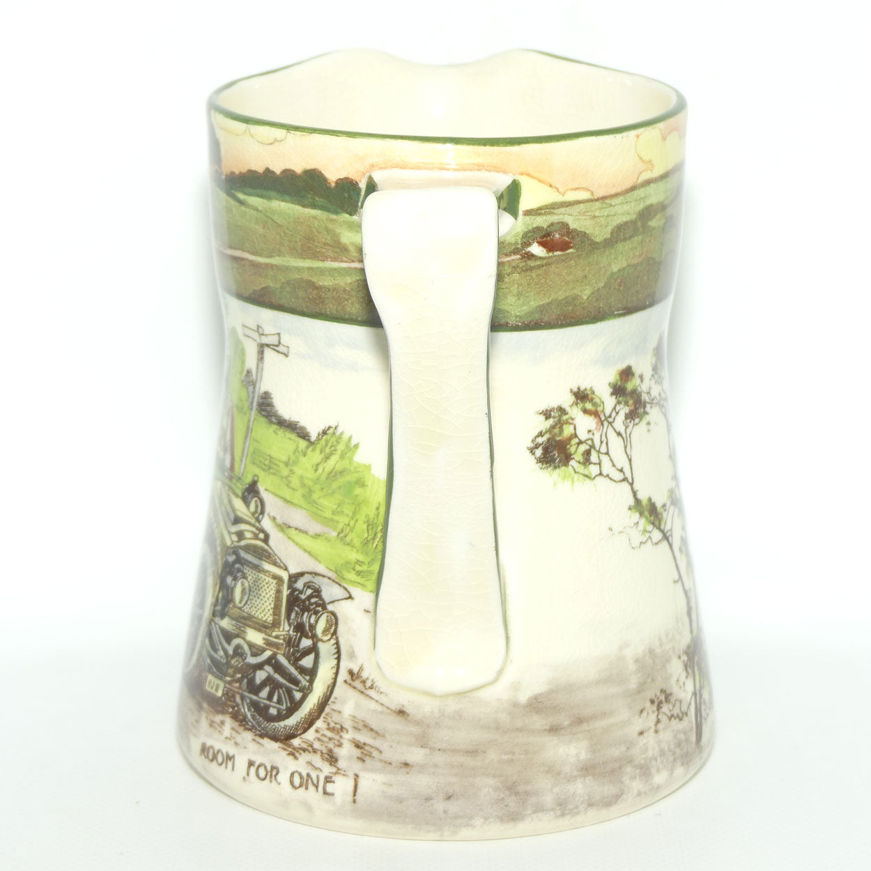 Royal Doulton Early Motoring Simon shape jug D2406 |  Room for One