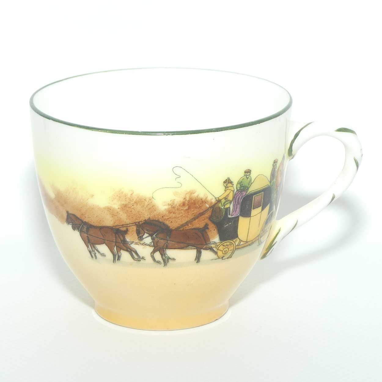 Royal Doulton Coaching Days Rope Twist handle trio E3804