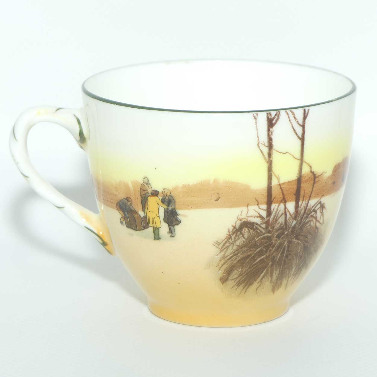 Royal Doulton Coaching Days Rope Twist handle trio E3804