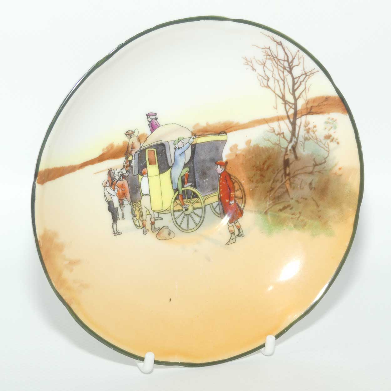 Royal Doulton Coaching Days Rope Twist handle trio E3804