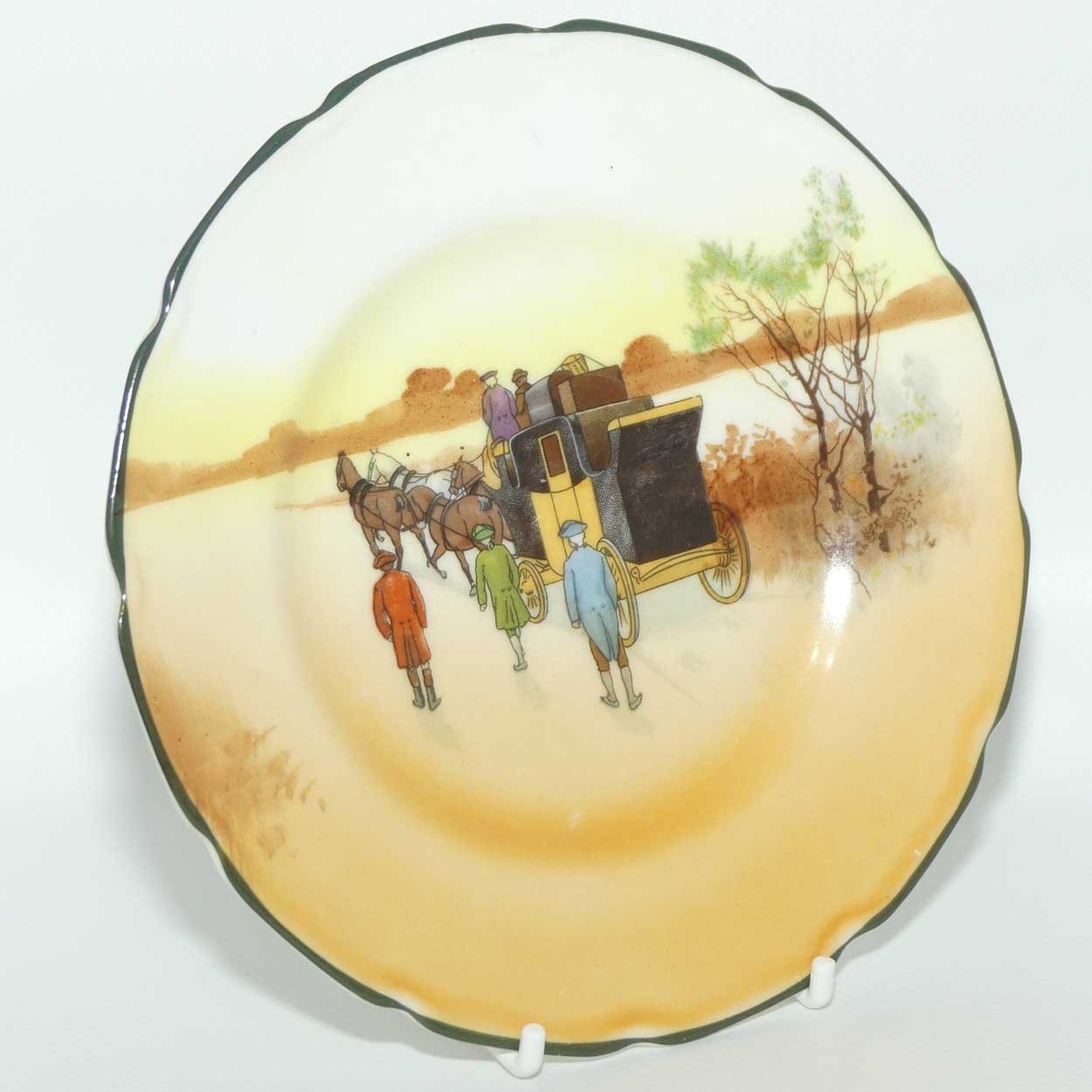 Royal Doulton Coaching Days Rope Twist handle trio E3804