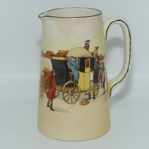 Royal Doulton Coaching Days large jug | Rope Twist handle D2716