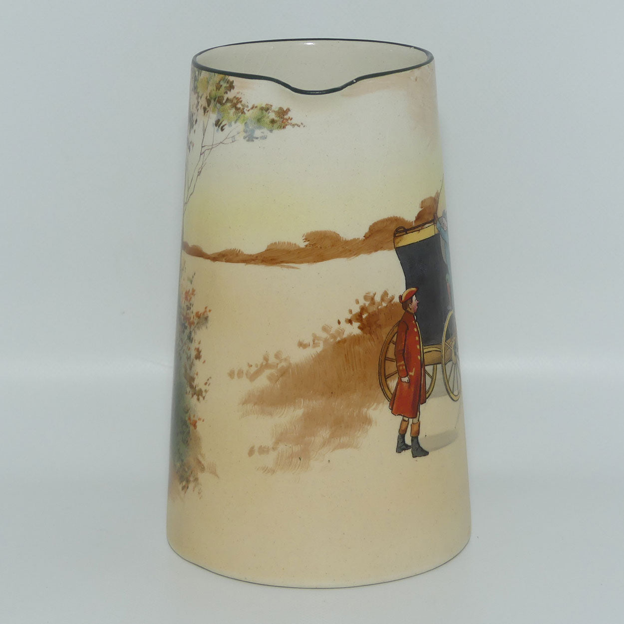 Royal Doulton Coaching Days large jug | Rope Twist handle D2716