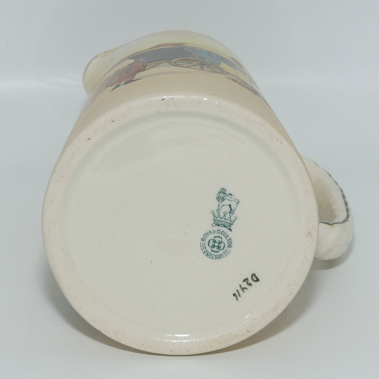 Royal Doulton Coaching Days large jug | Rope Twist handle D2716