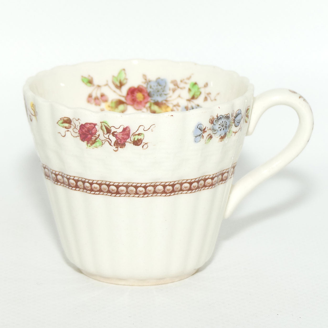 Copeland Spode Rosalie pattern demi tasse coffe duo | #1