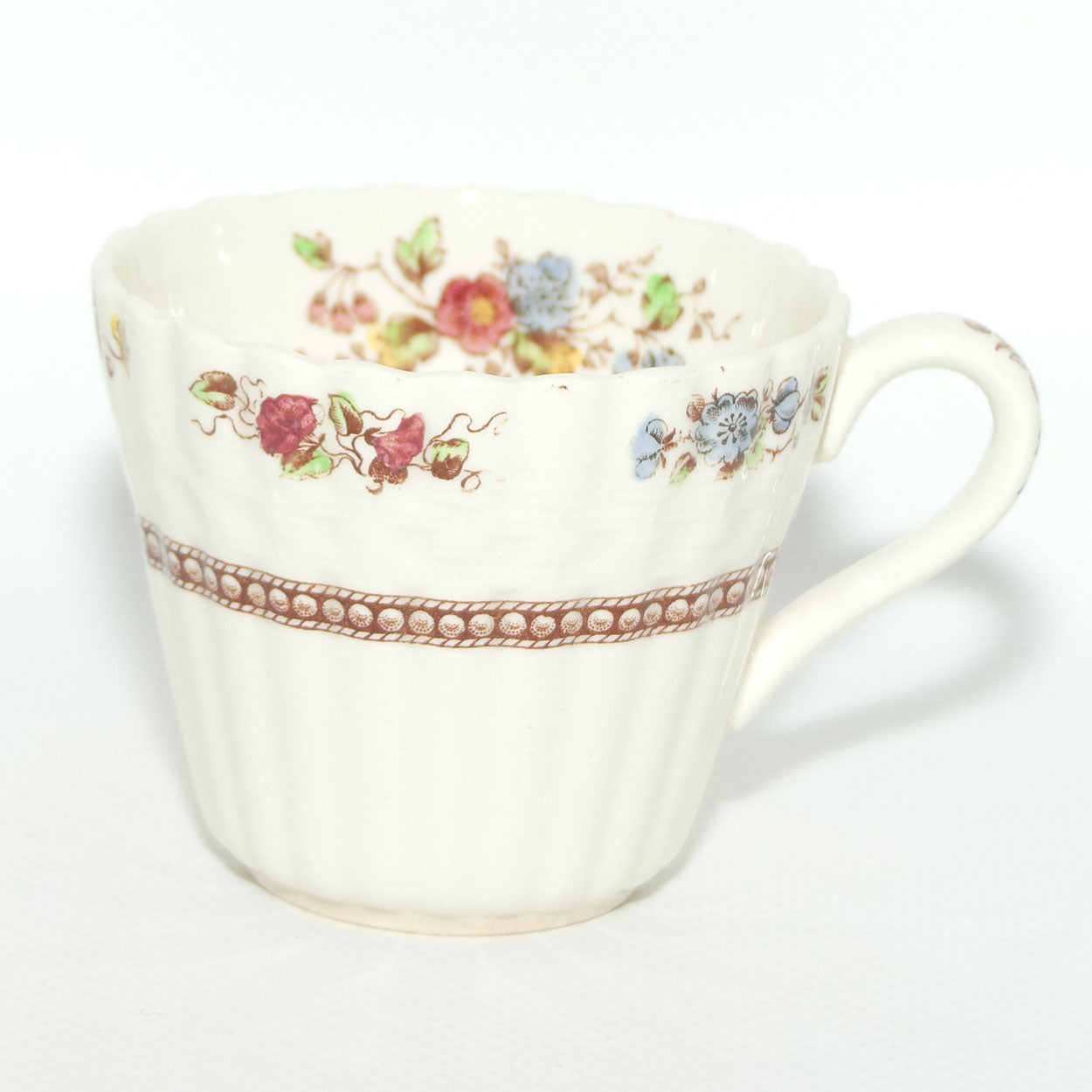 Copeland Spode Rosalie pattern demi tasse coffe duo | #1