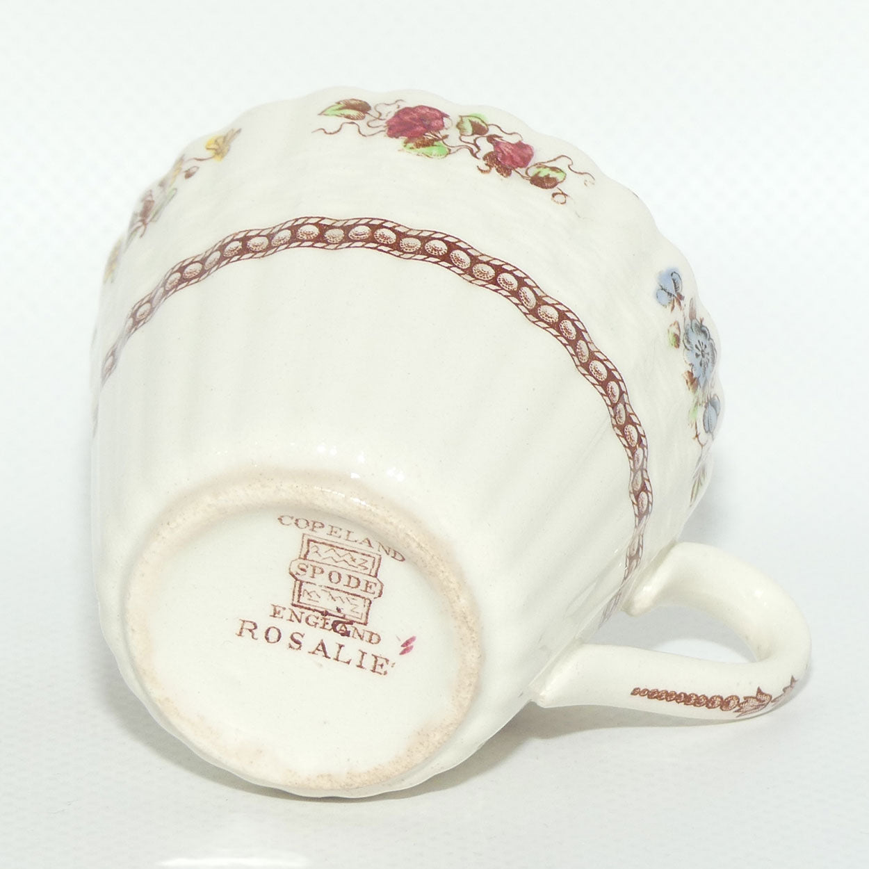 Copeland Spode Rosalie pattern demi tasse coffe duo | #1