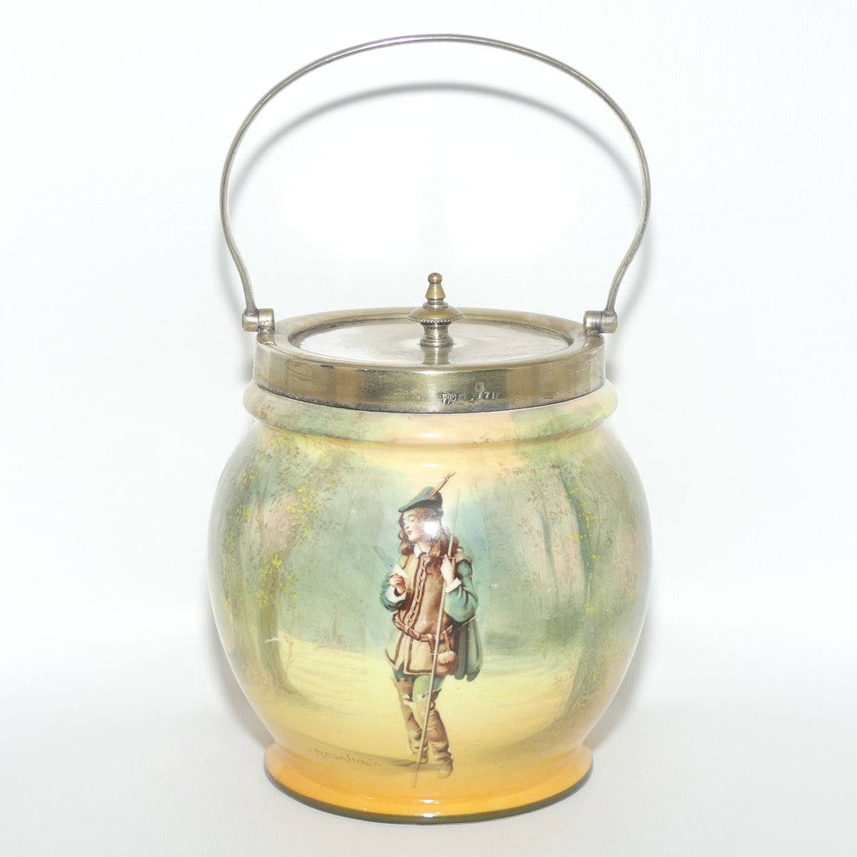 Royal Doulton Shakespearean Rosalind biscuit barrel E7267
