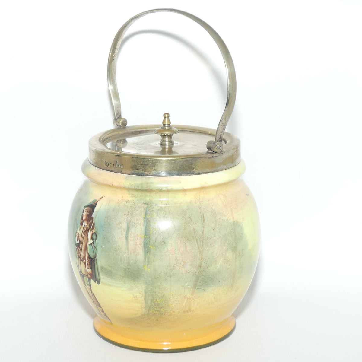 Royal Doulton Shakespearean Rosalind biscuit barrel E7267