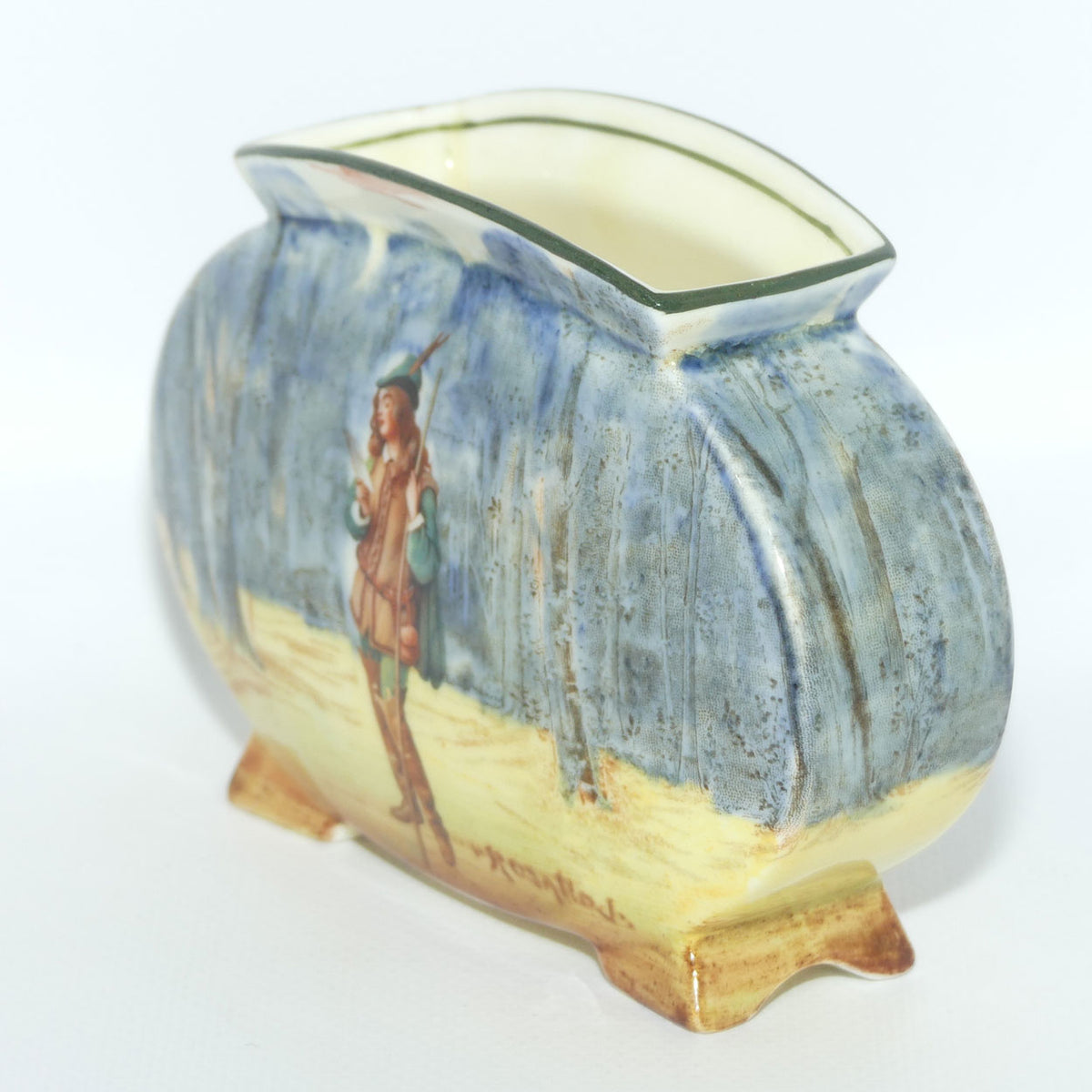 Royal Doulton Shakespearean Rosalind oval flat vase