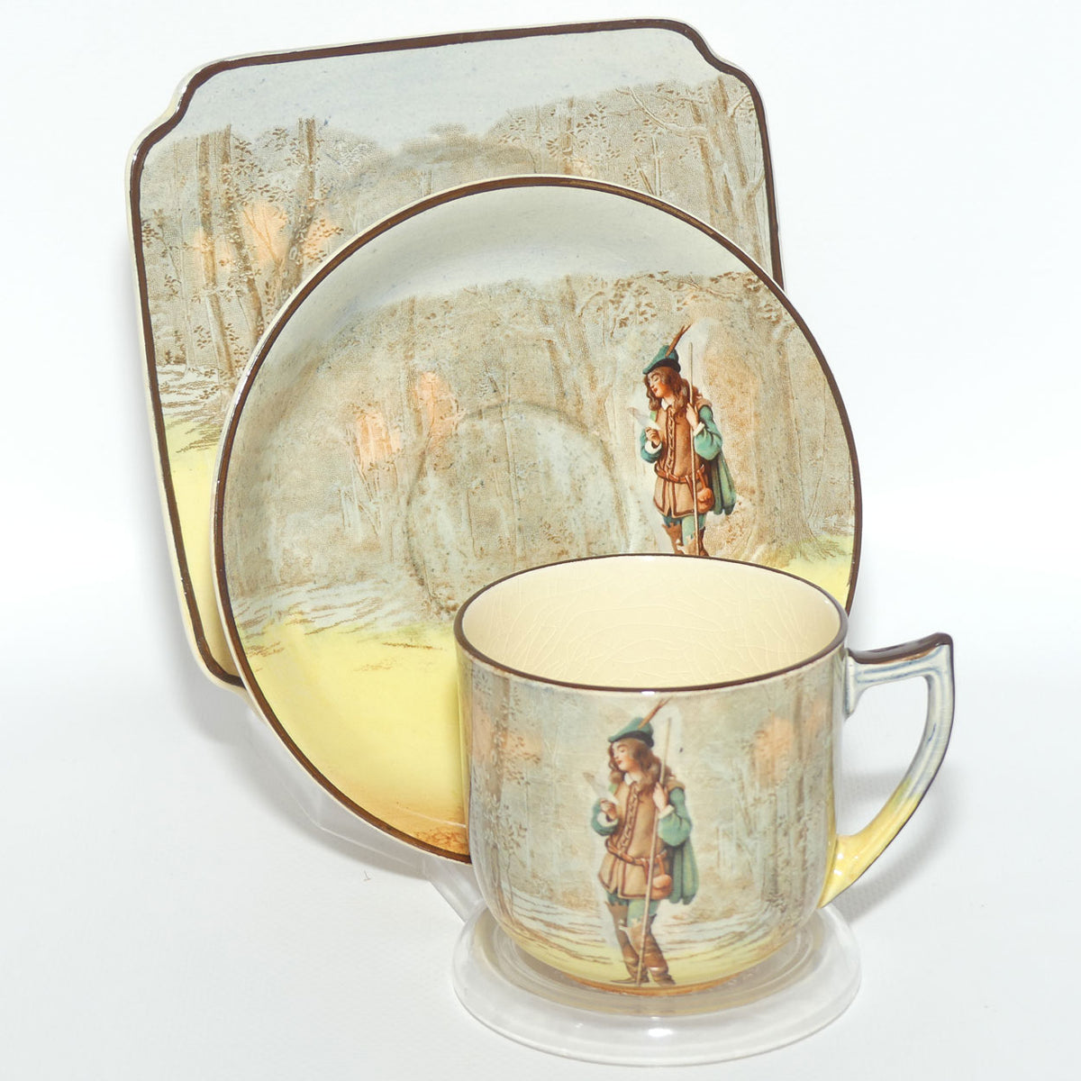 Royal Doulton Shakespearean Rosalind trio D3596 | matched