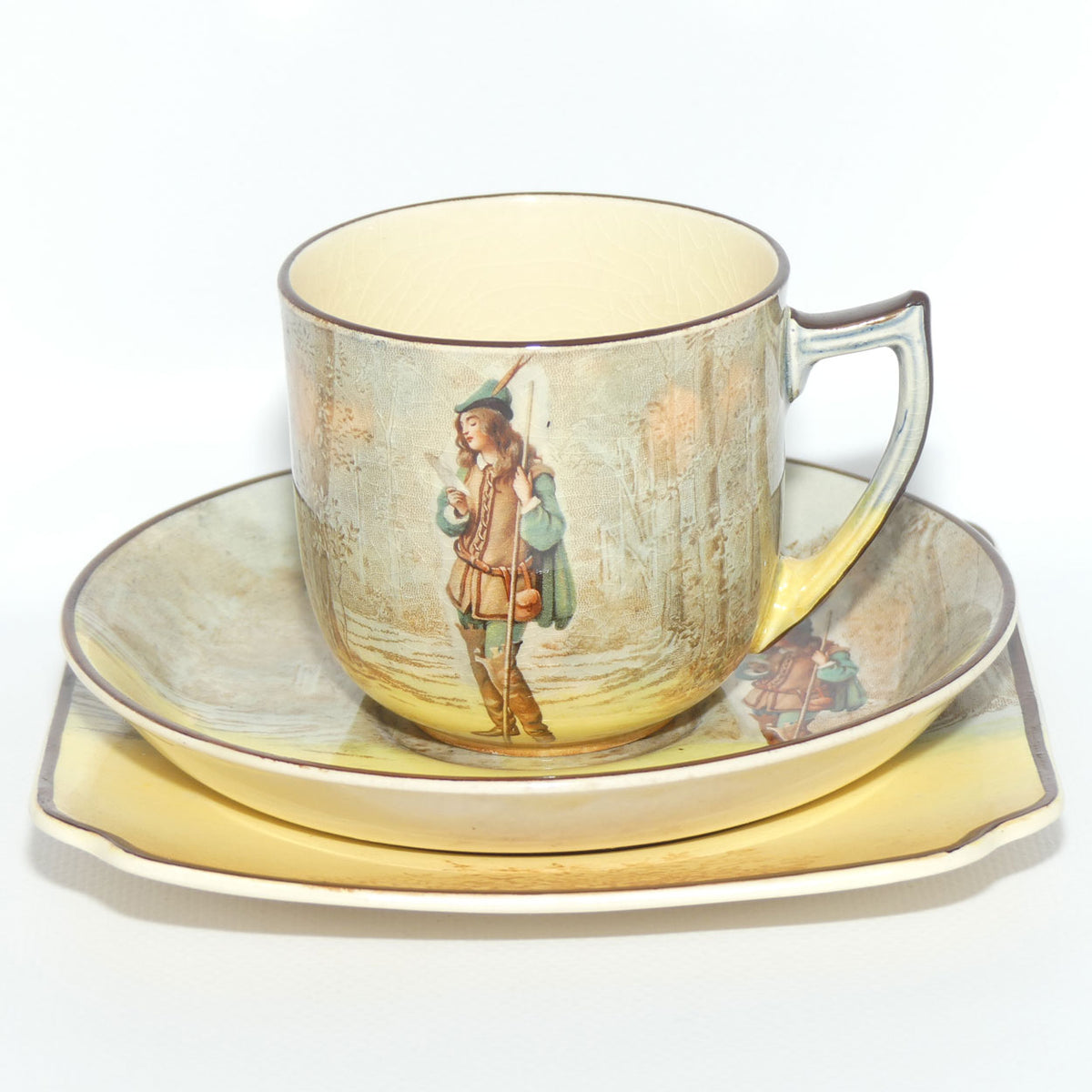 Royal Doulton Shakespearean Rosalind trio D3596 | matched