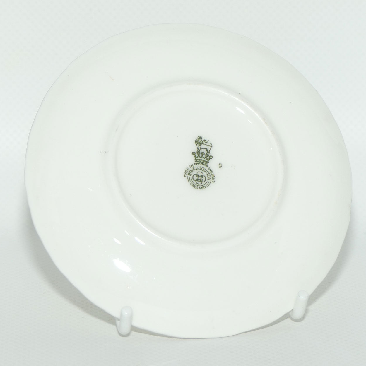 Royal Doulton Rosebud with Green Frieze and gilt trim pin dish | 10.8cm diam | #2