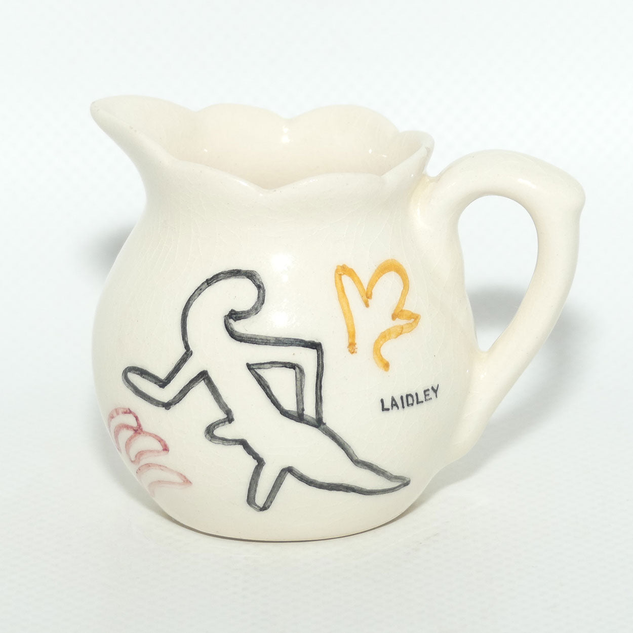 Australian Pottery jug | LAIDLEY and Aboriginal Motif by Rose Noble