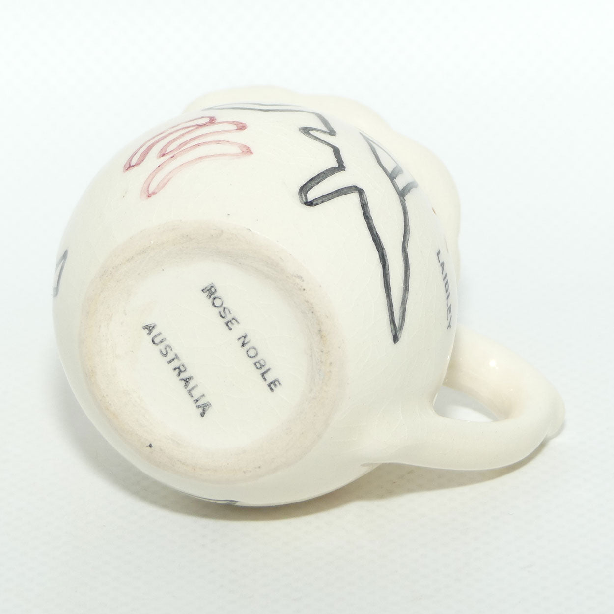 Australian Pottery jug | LAIDLEY and Aboriginal Motif by Rose Noble