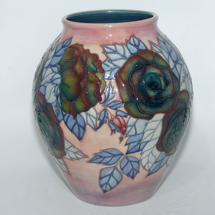 Moorcroft Rose 61/10 vase | Numbered Edition #6 | Sally Tuffin