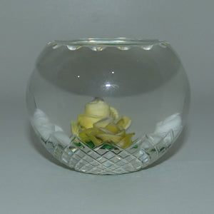 john-deacons-scotland-lampwork-rose-bowl-yellow-paperweight