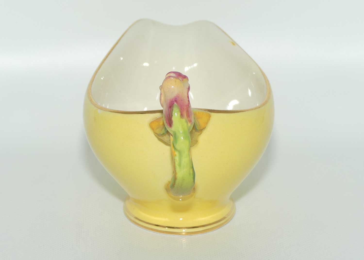 Royal Winton Rosebud pattern mayonnaise jug and saucer | Yellow Body