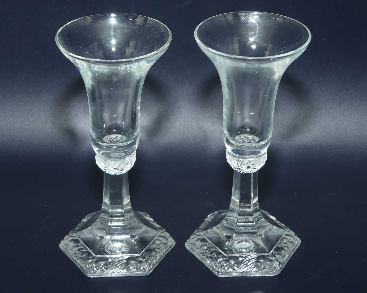 Rosenthal Classic Rose Collection pair of liqueur glasses
