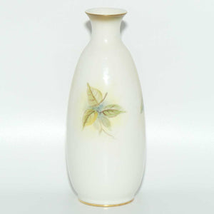 Royal Worcester hand painted Roses small vase | G Banks