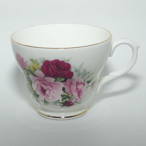 Duchess Bone China Red and Pink Roses trio