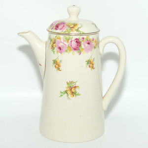 Royal Doulton Roses and Wattle coffee pot D5643