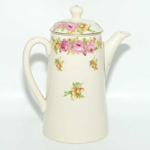 Royal Doulton Roses and Wattle coffee pot D5643